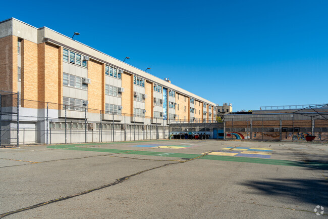 Your kids will never want to leave the playground at P.S. 81 Thaddeus Stevens.