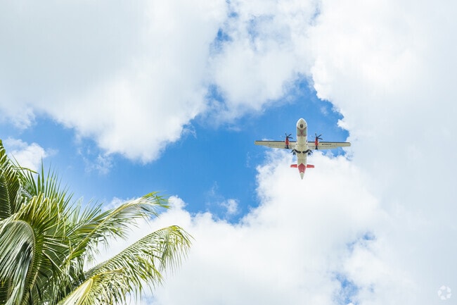 Live close to the marvels of aerodynamics in Dania Beach, Florida.