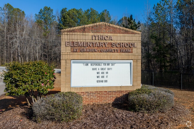 Ithica Elementary School teaches grades Pre-K through 5th.