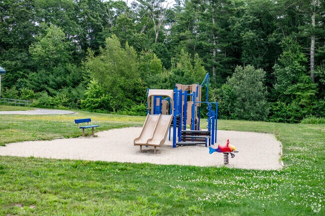 Playground fun is abundant at Dennett Elementary School in Plympton.