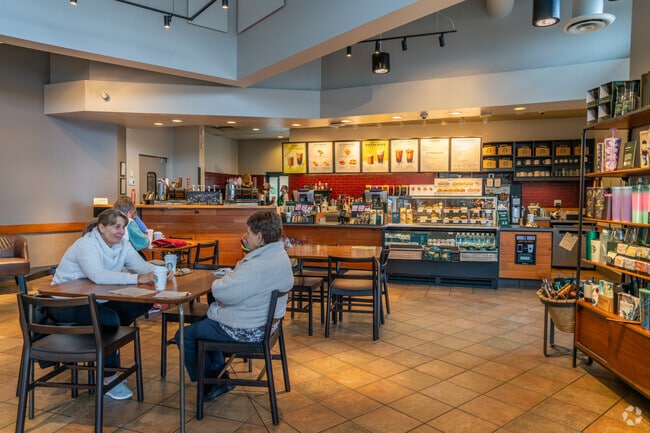 The North Indian Trail neighborhood has a Starbucks to get your coffee in the morning.