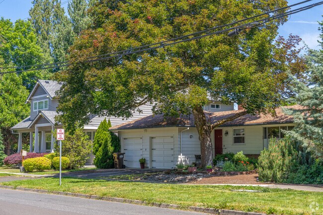 Mid-century rancher homes bump elbows with new Craftsman homes in Central Hillsboro.