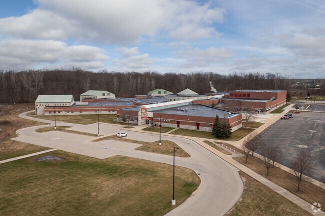 Kraft Meadows Intermediate School, Aerial.