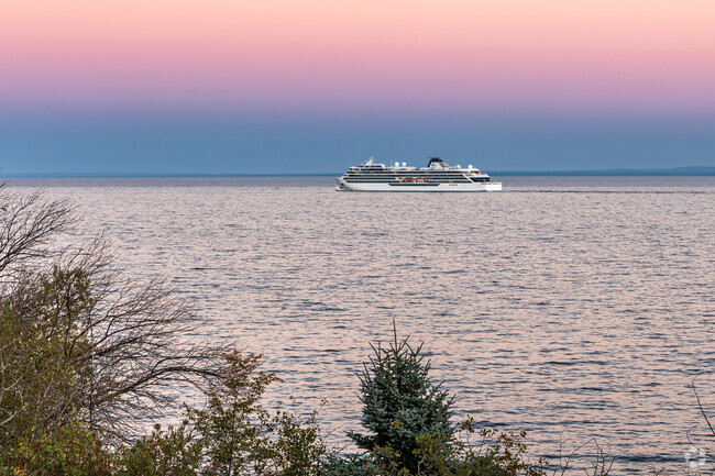 Ship watching is a popular activity in Duluth.