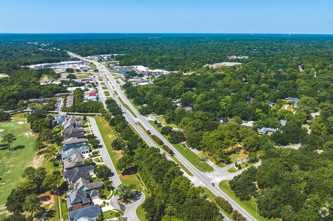 Airmont is connected with Highway 90 and is adjacent to the Spring Creek Neighborhood.