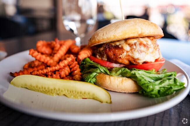 Delaware Pub and Grill near Sheridan Parkside has a great Nashville Chicken Sandwich.