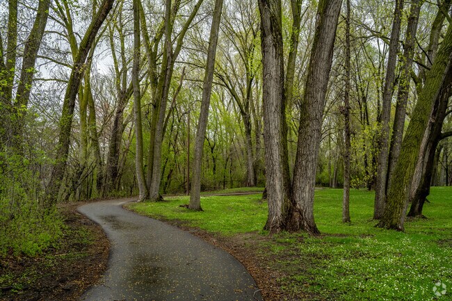 Walk the winding paths through Eugene H. Hagel Arboretum.