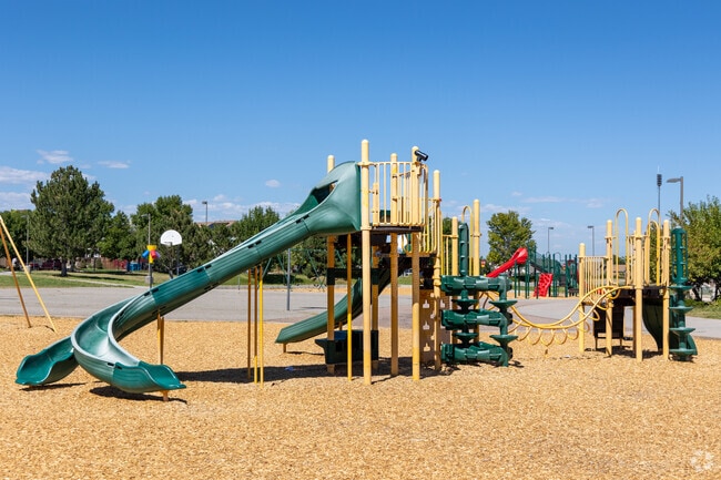 Students play with their classmates on the playground at Second Creek Elementary School.
