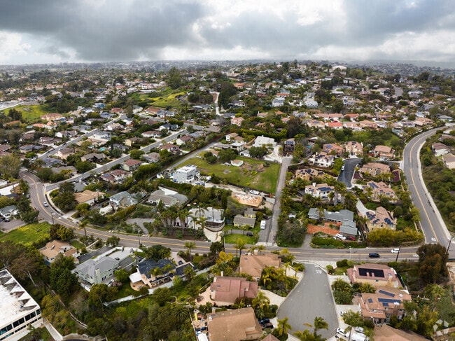 Aerial view of Fire Mountain CA homes.