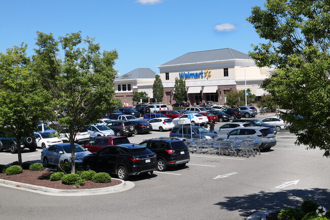 Walmart-anchored shops are located at Reynolds Crossing in the Crestview neighborhood.