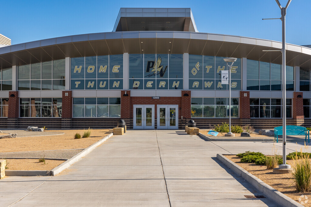 Prairie View High School is home of the thunder hawks.