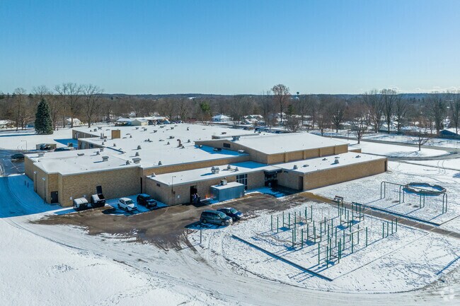 Leslie Middle School has a playground.