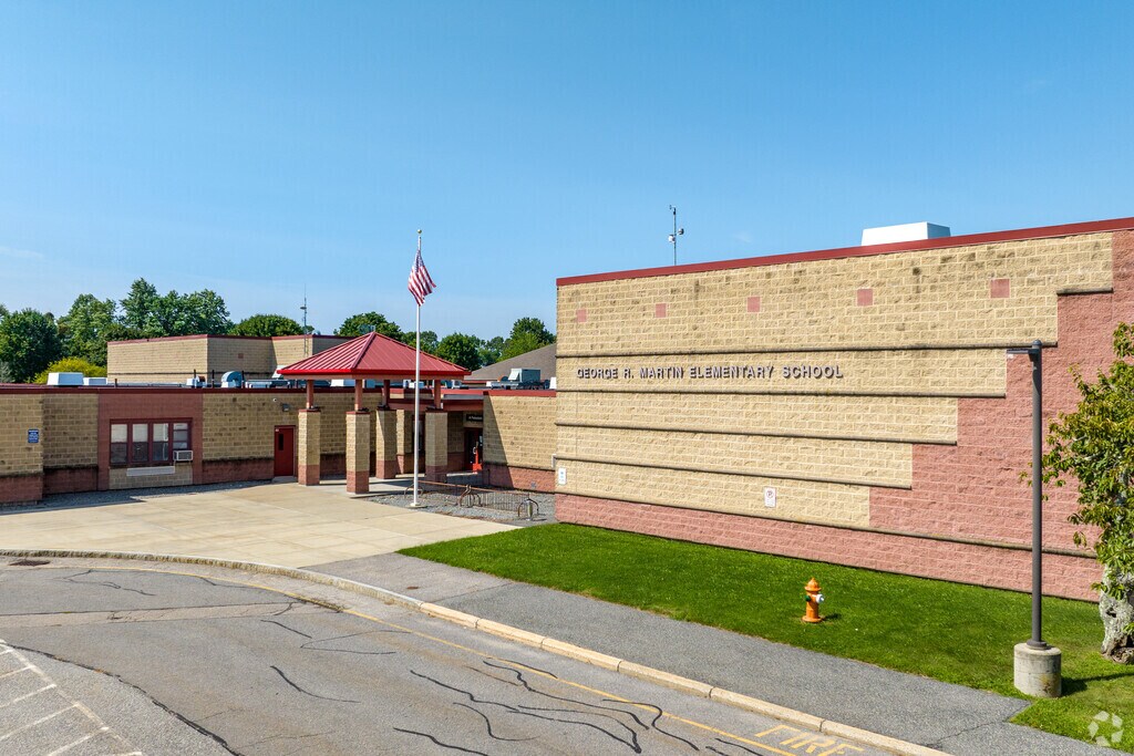 The George R. Martin Elementary School in Seekonk serves children in the town from grades K-5.