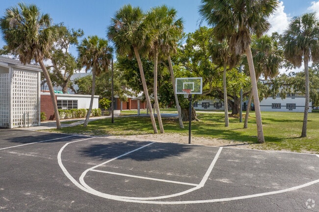 Rock Christian Academy in Fort Myers has a basketball court for students to get exercise.