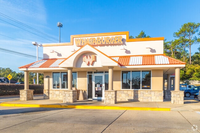 Pierce Creek residents can get a bite at Whataburger.