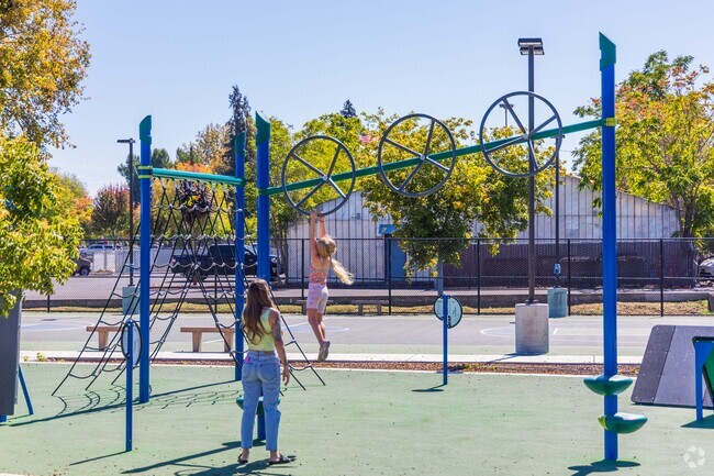 Ninja Park in Nice offers fun a playground for children.