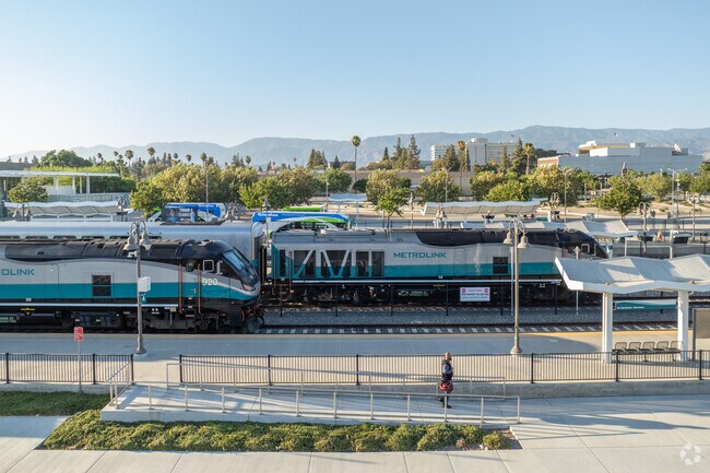 The public transit can take you from downtown San Bernardino to throughout Southern California.