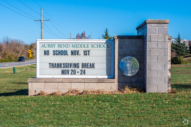 Aubrey Bend Middle School is located in Olathe, Kansas.