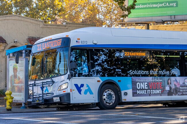 VTA Buses run in the Northside neighborhood quite frequently.