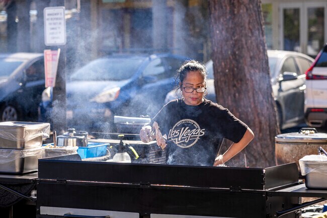 The aroma of sizzling street food fills the air at Story Road Night Market tonight.