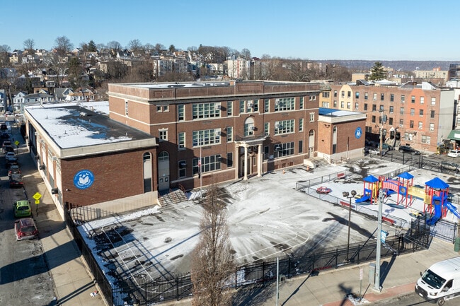 Las Hermanas Mirabal Community School serves students in the Mclean Heights section of Yonkers.