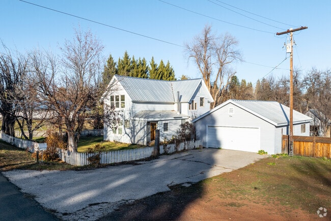 Residents of Fall River Mills appreciate their fenced-in yards and detached garages.
