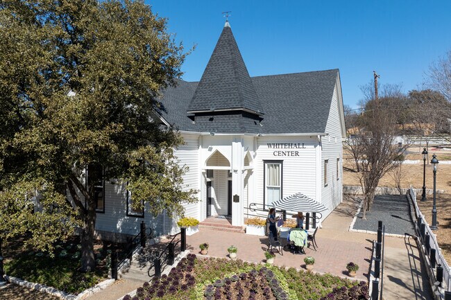 The beautiful meditation grove and butterfly habitat is located in Woodway.