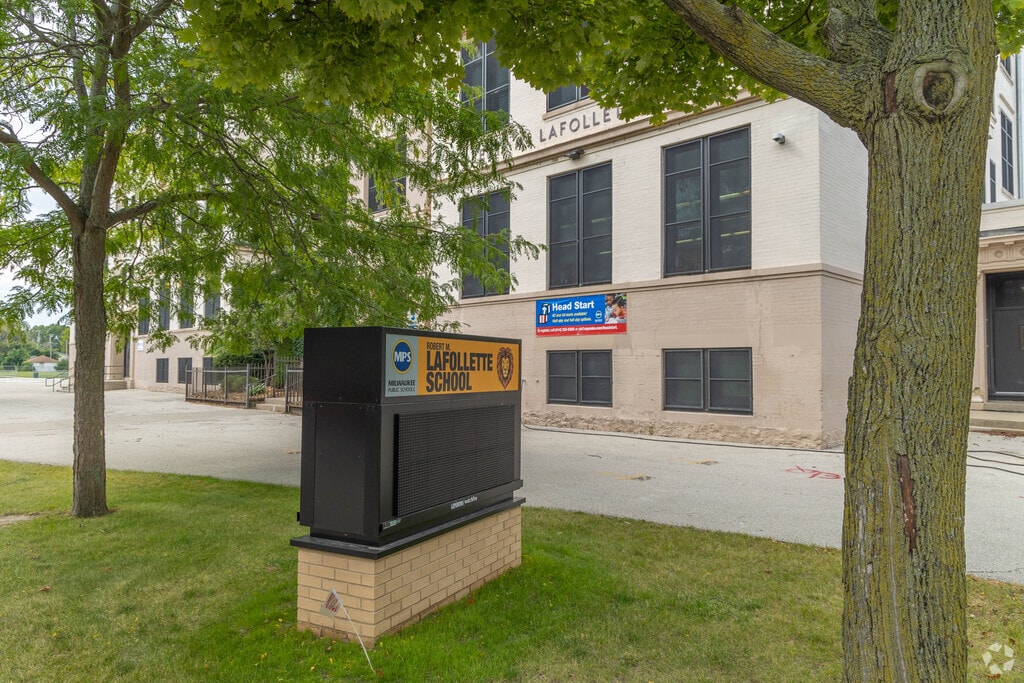 Lafollette Elementary School in Milwaukee provides a public education, including Head Start.