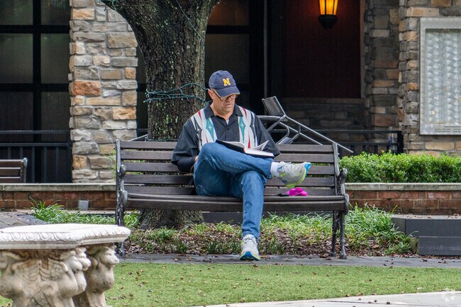 Plenty of peaceful areas to study or read can be found throughout Wildwood.