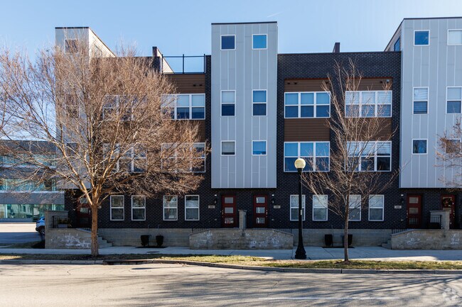 Stunning townhomes give Webster Station residents luxury and a central location.