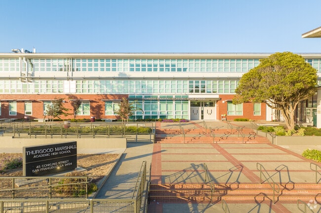 Thurgood Marshall Academic High School has been serving Candlestick Point since 1994.