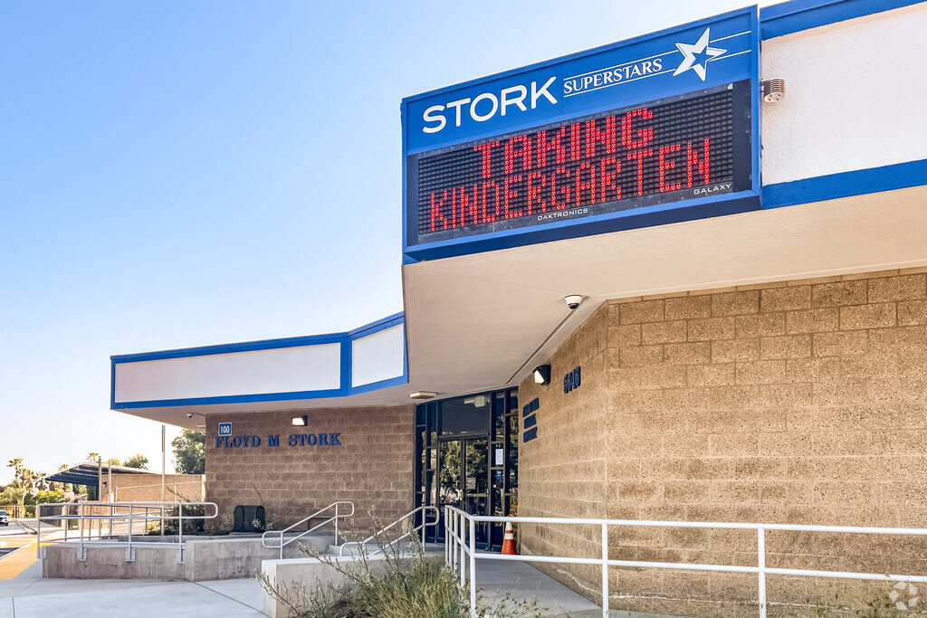 Floyd M. Stork Elementary School serves students of San Bernardino County.