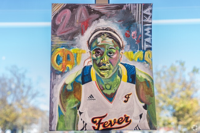 Indiana fever and all-star Tamika Catchings established Tea's Me Cafe in Crown Hill.