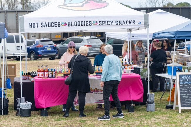 Farmer's markets line the streets with tasty homemade goods and produce in Lafayette-Winona.