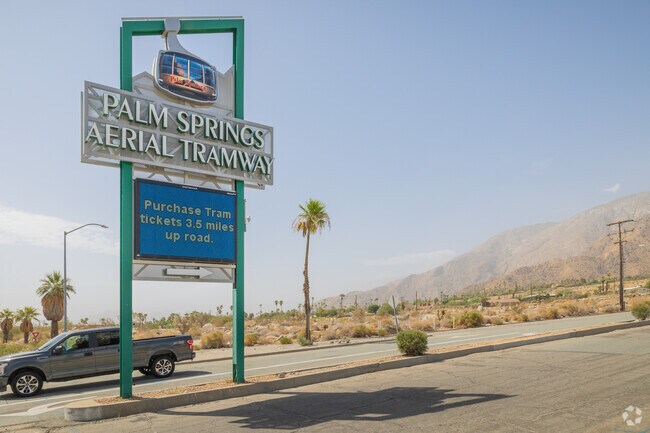 Enjoy a sprawling view of Coachella Valley from the Aerial Tramway located near Chino Canyon.