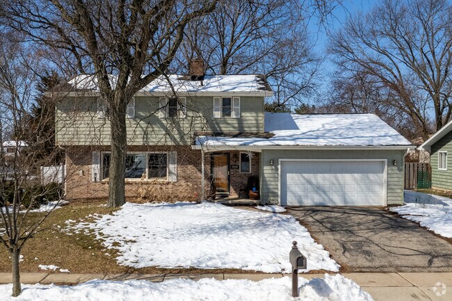 A Cape-Cod/Colonial-style house is a common style in the Parkside Heights neighborhood.