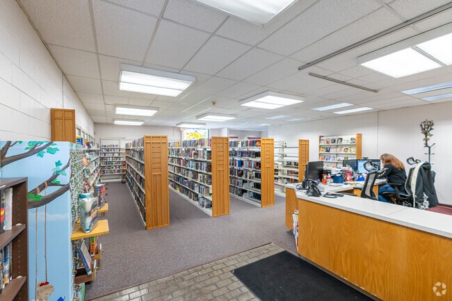 The Thorton Public Library is a great escape for any book lover near East Hazel Crest.