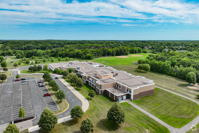 The school lies on the west side of the city of Long Lake.