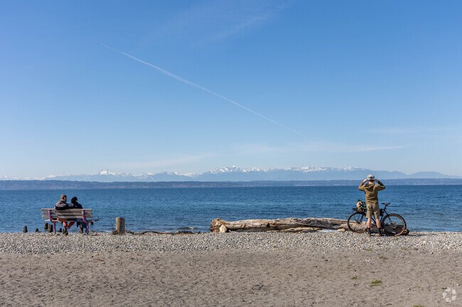 Ballard residents take trips to Golden Gardens Park on nice days to soak in the top notch views.