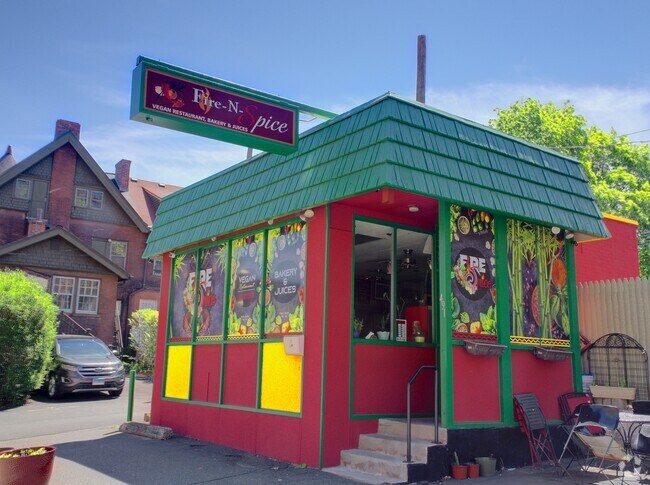 Fire and Spice offers vegan options to the locals of Frog Hollow, Hartford, CT.