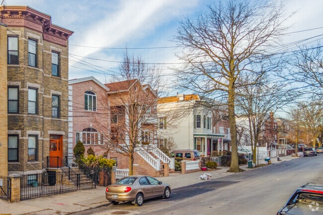 A variety of architectural styles can be seen near Astoria Park.