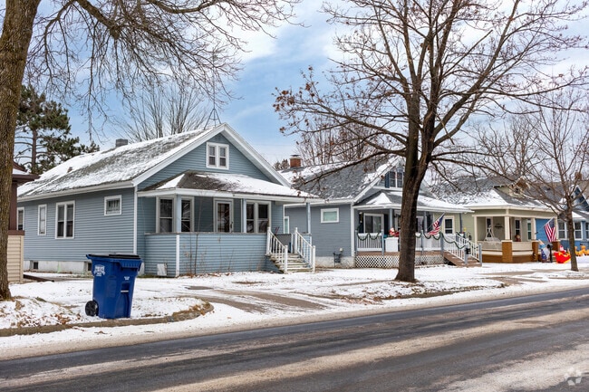 Bungalow style homes are the most prominent style with just enough room.