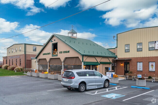 Longacres Modern Dairy Farm has many fresh local dairy products from milk to ice cream.