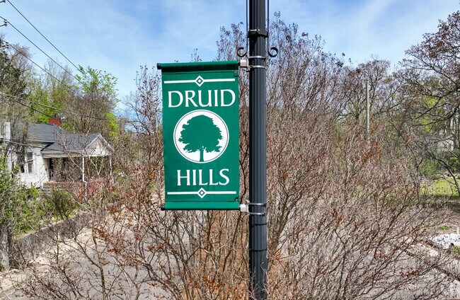 Enjoy a beautiful summer day in Druid Hills.