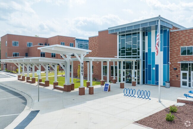 Apex Friendship Elementary School is a brand new school that will one day serve over 700 kids.