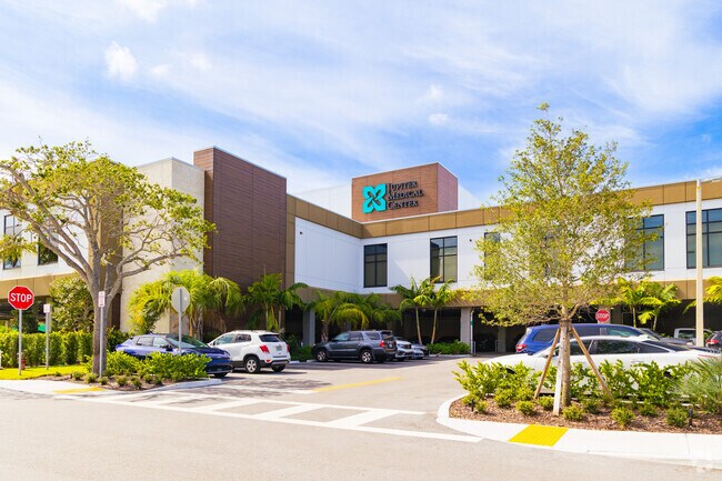 The Jupiter Medical Center offers modern facilities in Jupiter Lakes.