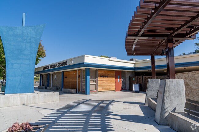 Main entrance to Benicia Middle School in Benicia, Benicia CA