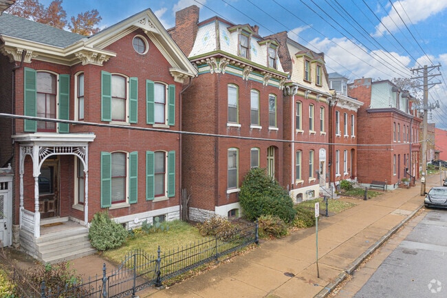 Many newly updated brick duplexes can be found in Hyde Park.
