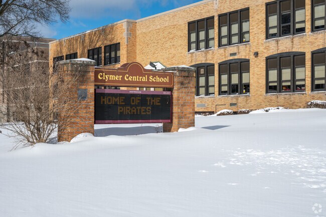 Students of Mina focus on their studies at Clymer Central School.