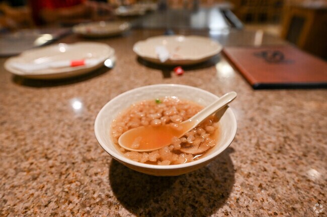 Don't miss a bowl of soup at Fire and Sticks Japanese Steakhouse in Sandy Ridge.
